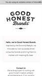 Mobile Screenshot of goodhonestbrands.com