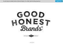 Tablet Screenshot of goodhonestbrands.com